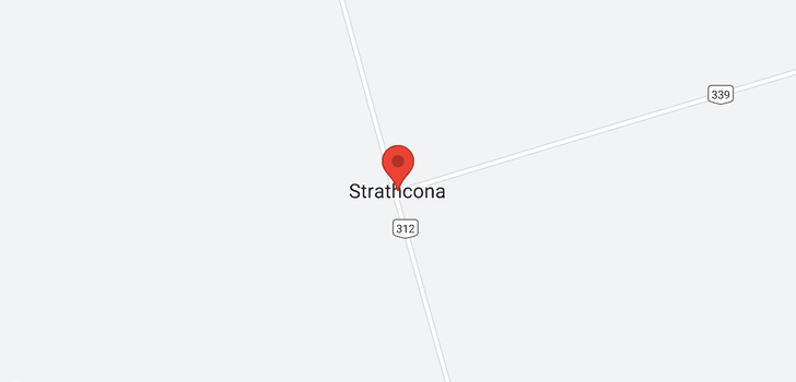 map of Acreage Strathcona Road|Rte 312